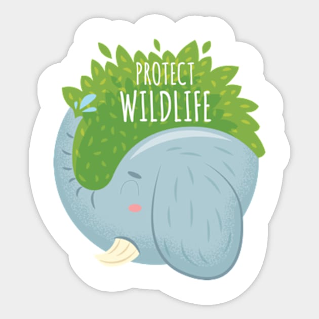 Protect Wildlife Sticker by love.world.animals